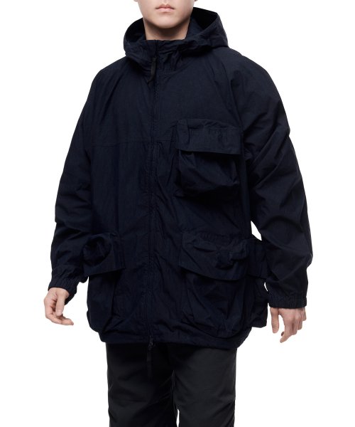 Snow Peak Indigo C/N Parka - Navy