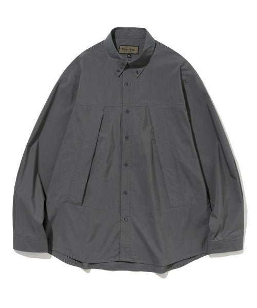 Uniform Bridge Monster Pocket Shirt - Grey