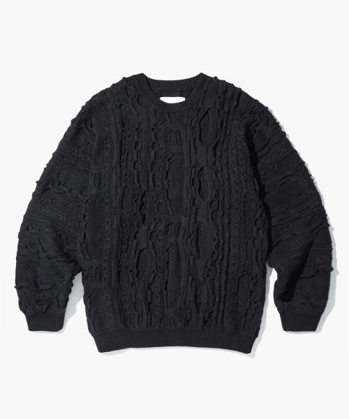 Outstanding & Co Vintage Cable Knit - Black