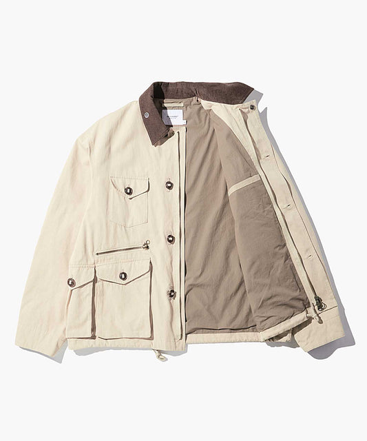 Outstanding & Co. Corduroy Collar Fishing Jacket - Beige