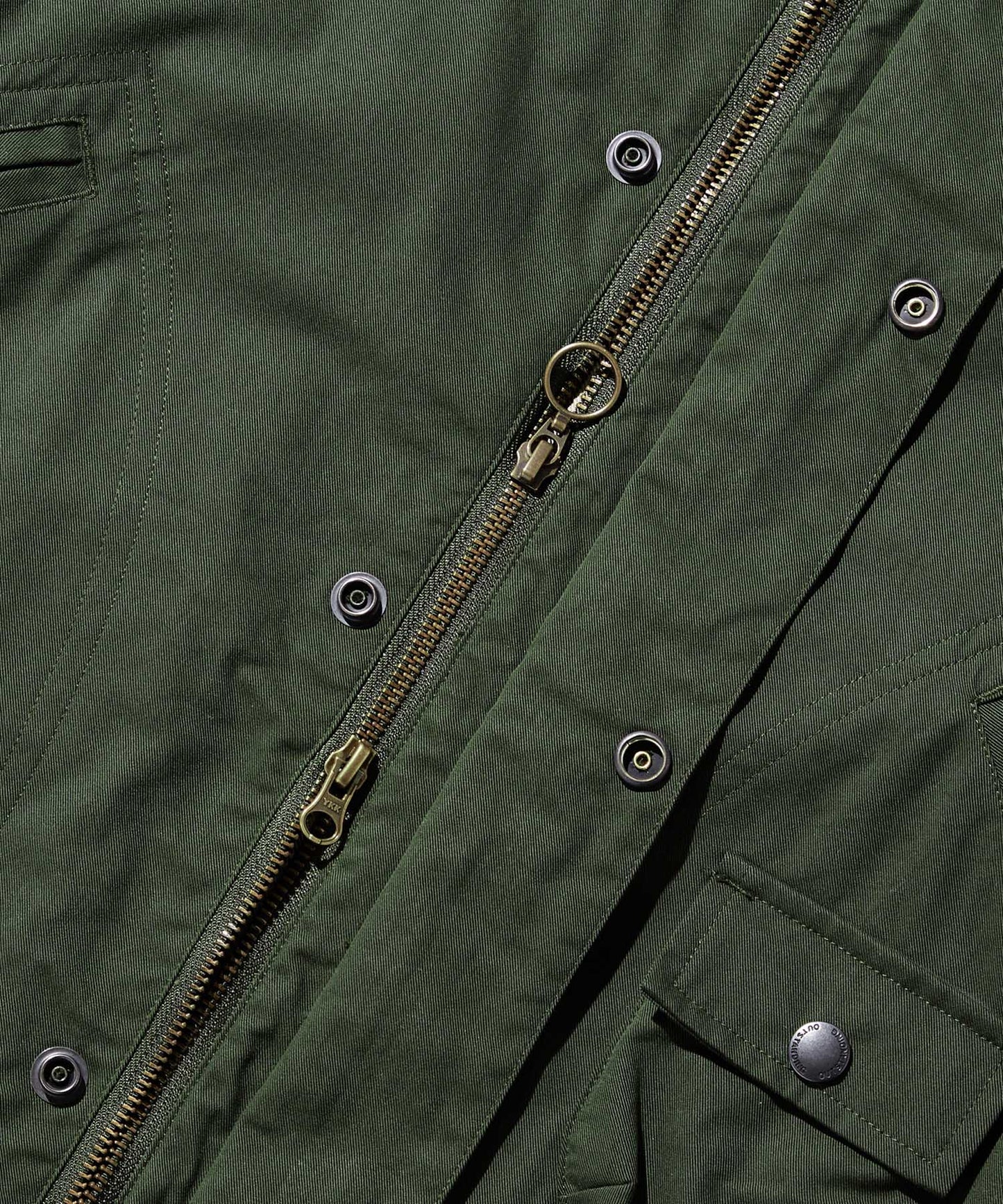 Outstanding & Co. Corduroy Collar Hunting Jacket - Olive