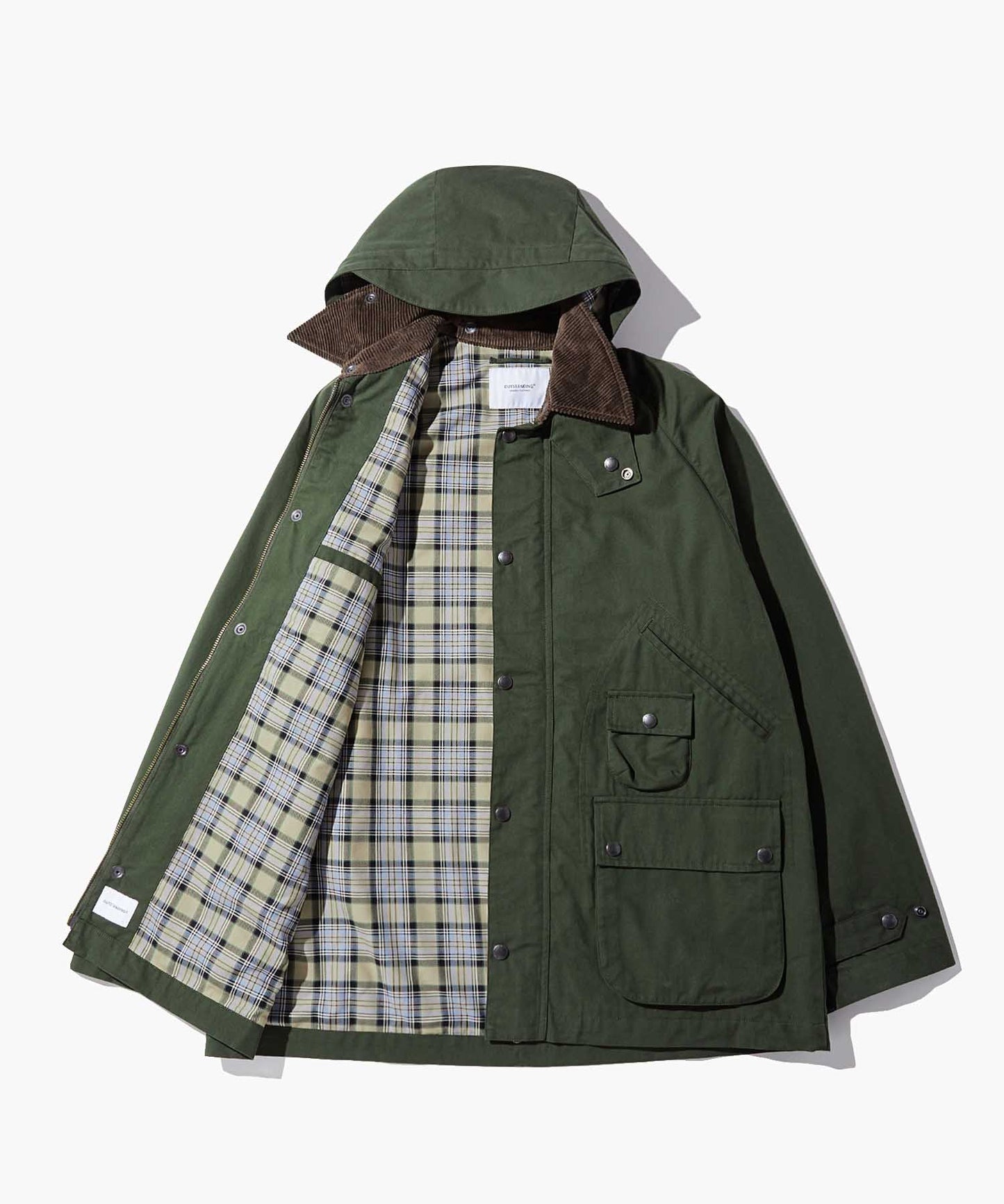 Outstanding & Co. Corduroy Collar Hunting Jacket - Olive