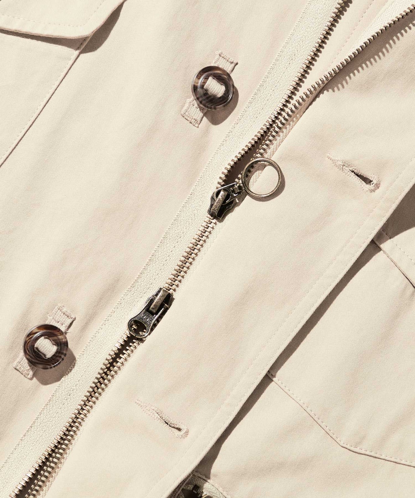 Outstanding & Co. Corduroy Collar Fishing Jacket - Beige