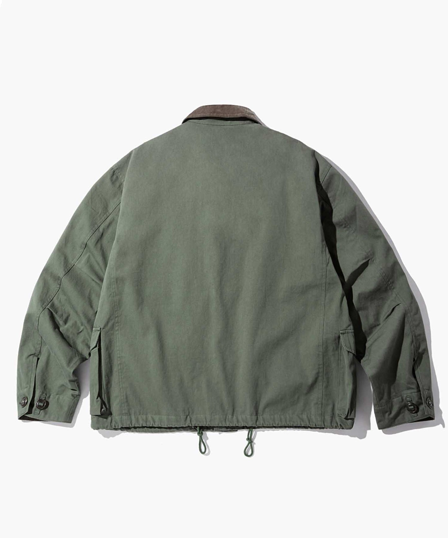 Outstanding & Co. Corduroy Collar Fishing Jacket - Olive