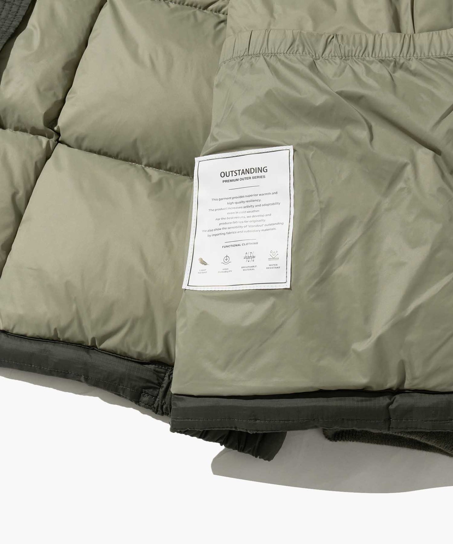 Outstanding & Co. Karakoram Goose Down Parka - Olive