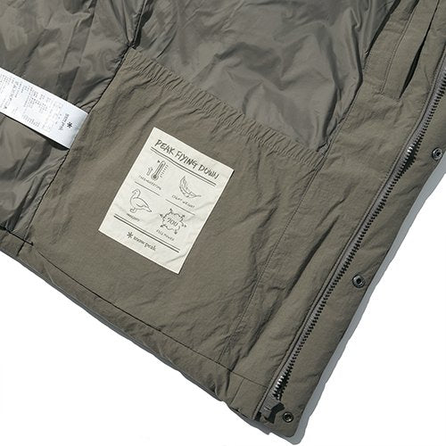 Snow Peak City Camper Heavy Down Jacket - Dark Khaki