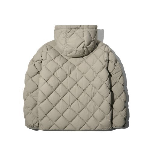 Snow Peak Diamond Stitched Quilted Jacket - Beige