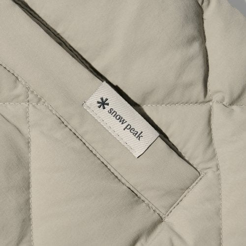 Snow Peak Diamond Stitched Quilted Jacket - Beige