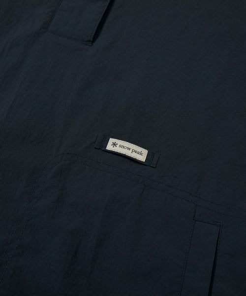 Snow Peak Cropped Anorak - Navy