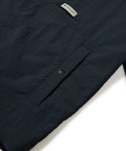 Snow Peak Cropped Anorak - Navy