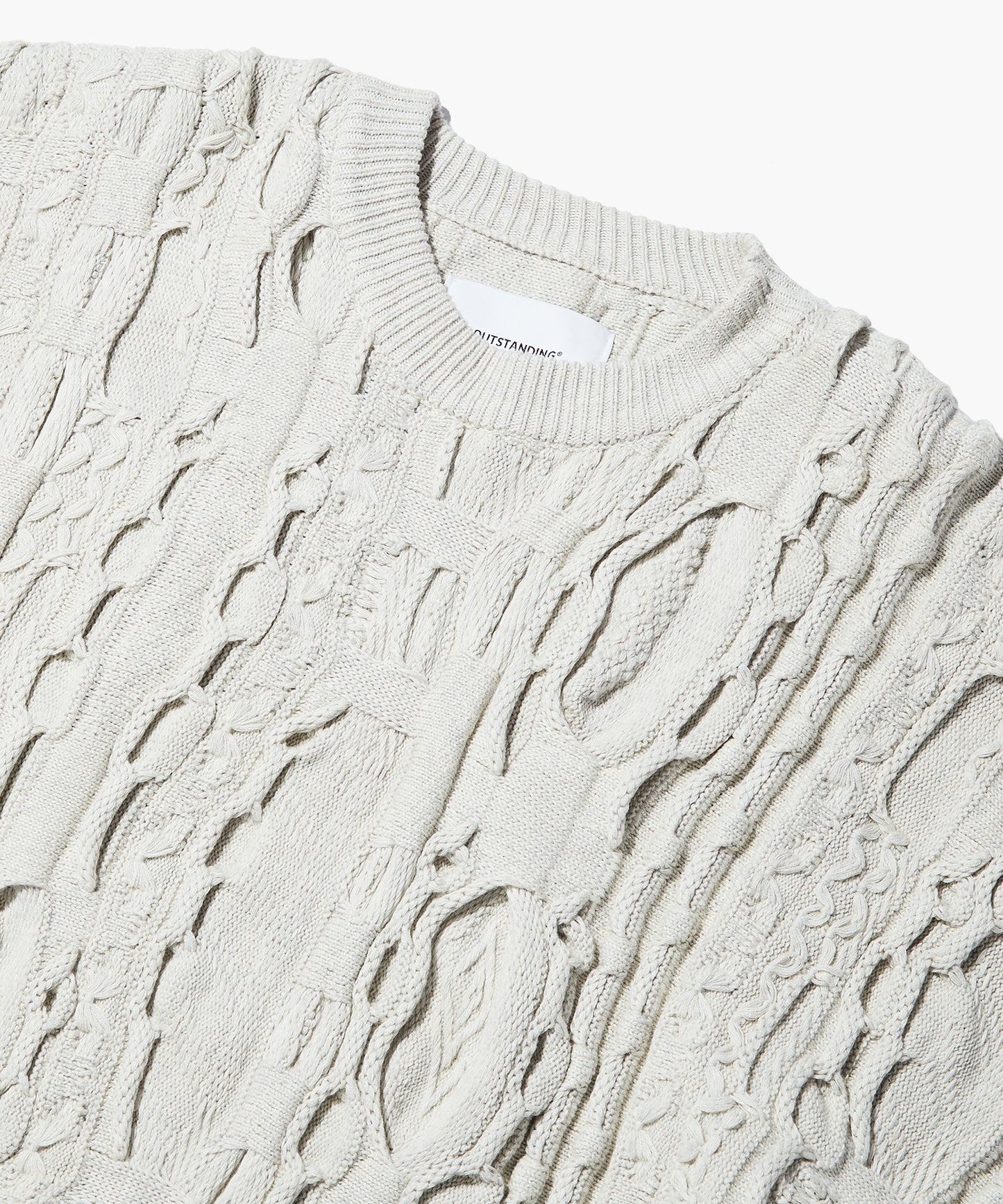 Outstanding & Co Vintage Cable Knit - Oatmeal