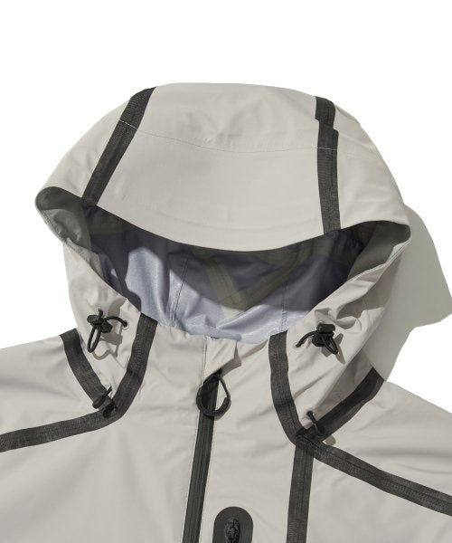 Welter Experiment Seamsealing 3L Shell Jacket - White/Grey