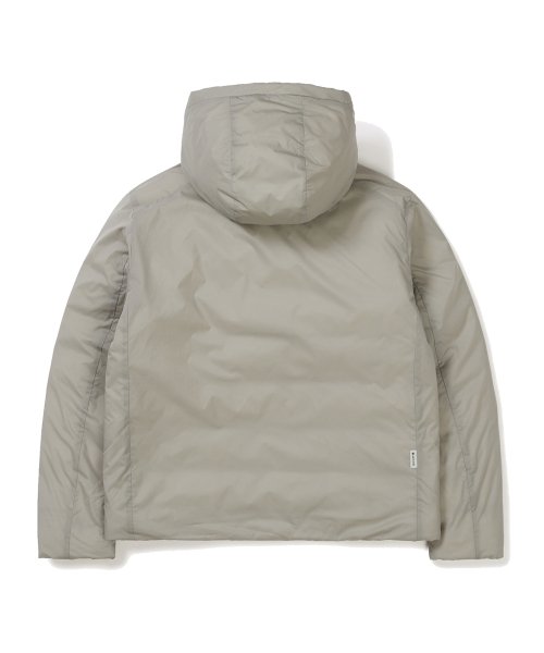 Snow Peak Landpro Hooded Goose Down Jacket - Grey Beige