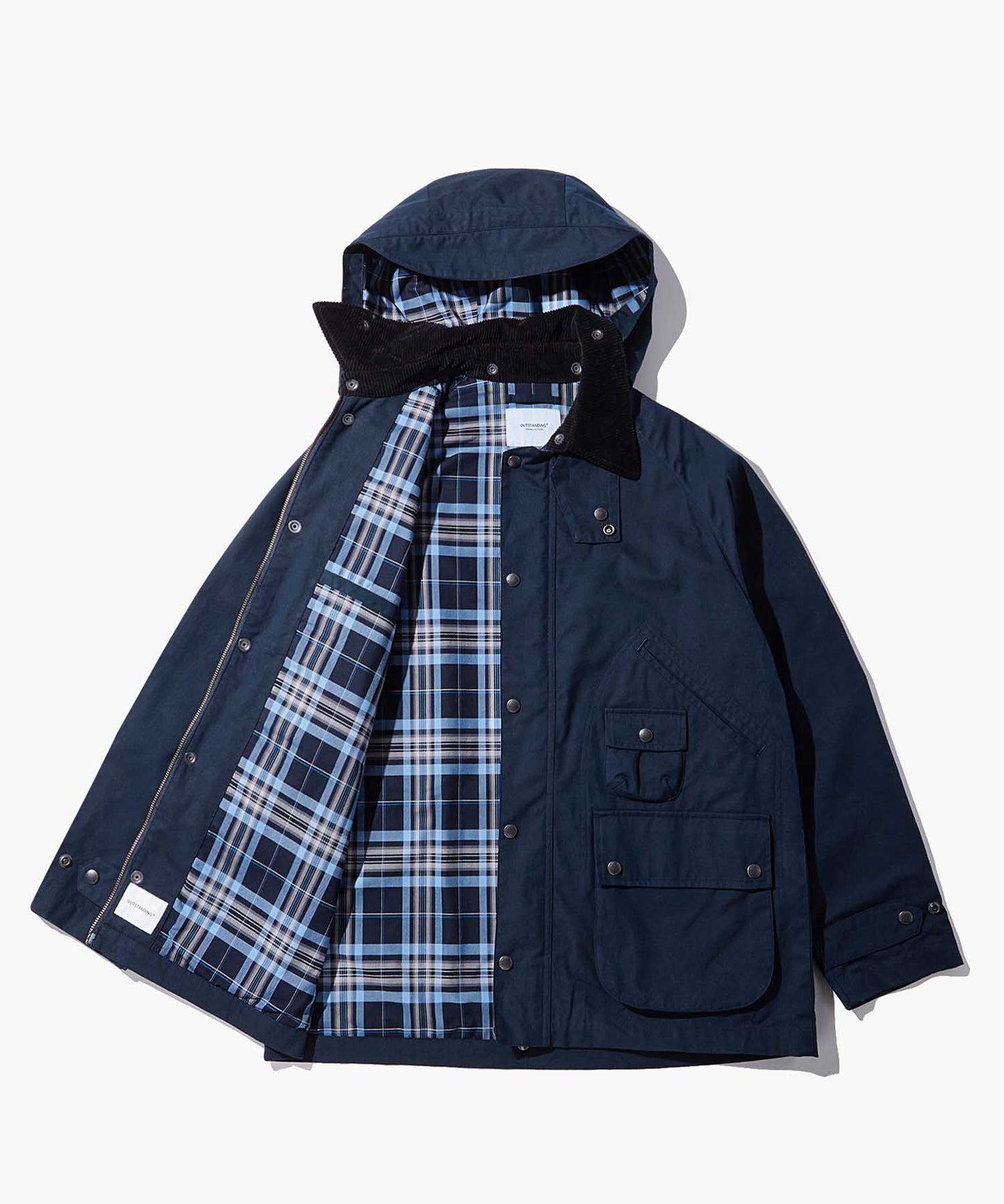 Outstanding & Co. Corduroy Collar Hunting Jacket - Navy