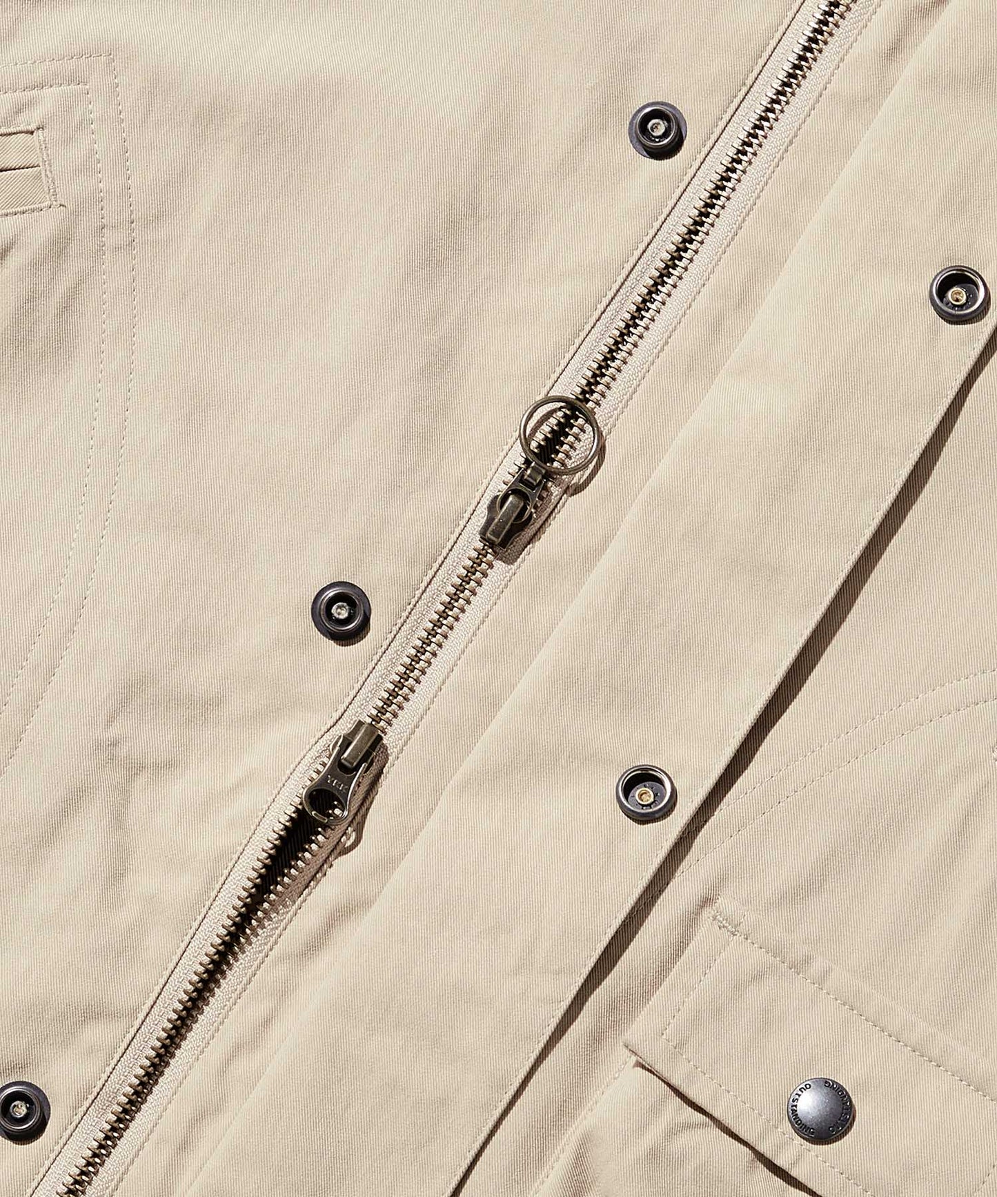 Outstanding & Co. Corduroy Collar Hunting Jacket - Biege