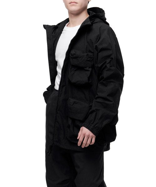 Snow Peak Indigo C/N Parka - Black