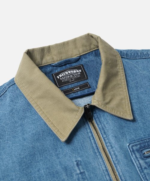 FrizmWorks Demin Work Jacket - Light Blue