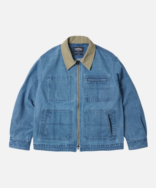 FrizmWorks Demin Work Jacket - Light Blue